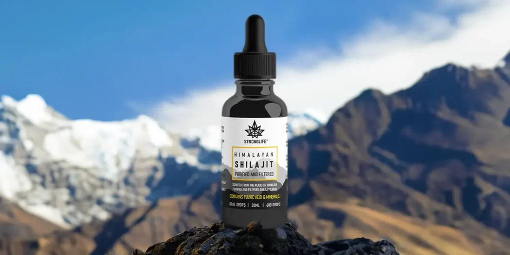 Stronglife Organic Himalayan Shilajit Resin Shilajit UK Liquid Drops
